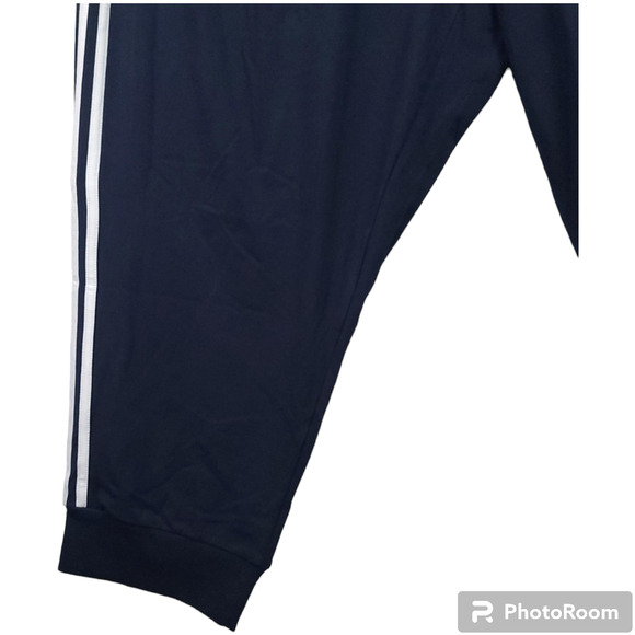 Adidas Women’s Essentials Warm-Up Tapered 3-Stripes Pants H07862 Size 4XL Blue - Picture 5 of 11